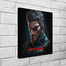 Холст квадратный Веном Снейк из игры Metal gear, цвет: 3D-принт — фото 2