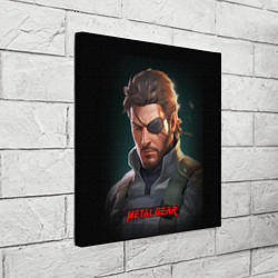 Холст квадратный Веном Снейк из игры Metal gear, цвет: 3D-принт — фото 2