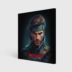 Картина квадратная Веном Снейк из игры Metal gear