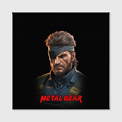 Холст квадратный Веном Снейк из игры Metal gear, цвет: 3D-принт — фото 2