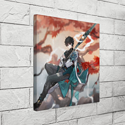 Холст квадратный Honkai Star Rail Dan Heng, цвет: 3D-принт — фото 2