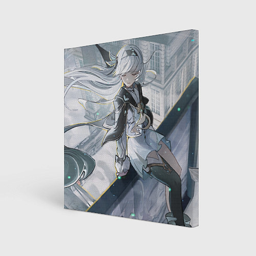 Картина квадратная Honkai Star Rail Firefly smile / 3D-принт – фото 1