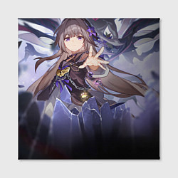 Холст квадратный Honkai Star Rail Herta, цвет: 3D-принт — фото 2