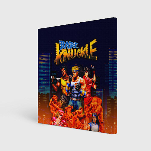 Картина квадратная Bare knuckle - streets of rage / 3D-принт – фото 1