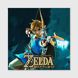 Холст квадратный Zelda - Link, цвет: 3D-принт — фото 2