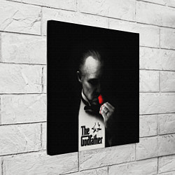 Холст квадратный The Godfather - Don Vito, цвет: 3D-принт — фото 2