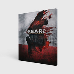 Холст квадратный Игра Fear город и кровь, цвет: 3D-принт