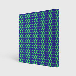 Холст квадратный Паттерн шестигранников, цвет: 3D-принт