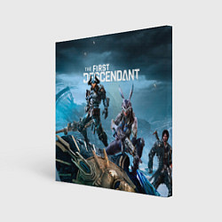 Холст квадратный The first descendant персонажи, цвет: 3D-принт