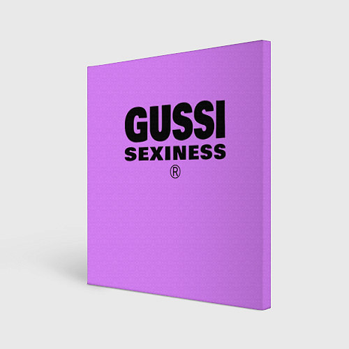 Картина квадратная Гусси сиреневый - сексуальность / 3D-принт – фото 1