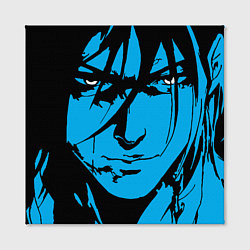 Холст квадратный Лицо самурая в стиле манга - manga guy, цвет: 3D-принт — фото 2