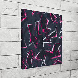 Холст квадратный Яркий абстрактный узор для спорта, цвет: 3D-принт — фото 2