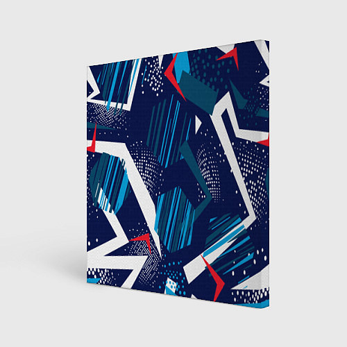 Картина квадратная Абстрактный фон с пятнистым узором / 3D-принт – фото 1