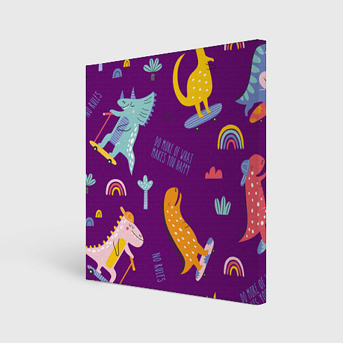 Картина квадратная No rules / 3D-принт – фото 1