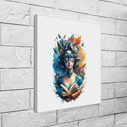 Холст квадратный Героиня своих историй, цвет: 3D-принт — фото 2