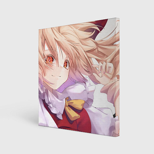 Картина квадратная Touhou Project Фландр Скарлет мило улыбается / 3D-принт – фото 1