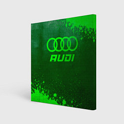 Картина квадратная Audi - green gradient