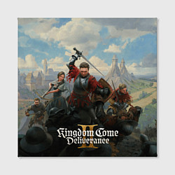 Холст квадратный Битва Kingdom come deliverence 2, цвет: 3D-принт — фото 2