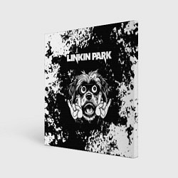 Картина квадратная Linkin Park рок пес