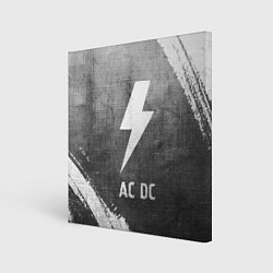 Картина квадратная AC DC - grey gradient