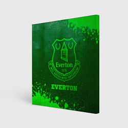 Картина квадратная Everton - green gradient