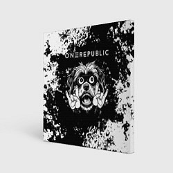 Картина квадратная OneRepublic рок пес