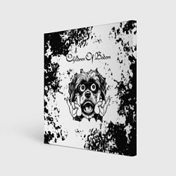 Картина квадратная Children of Bodom - рок пес