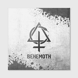 Холст квадратный Behemoth - white gradient, цвет: 3D-принт — фото 2