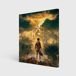 Картина квадратная Герой Greedfall 2 the dying world