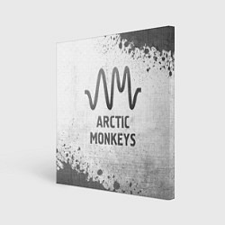 Картина квадратная Arctic Monkeys - white gradient