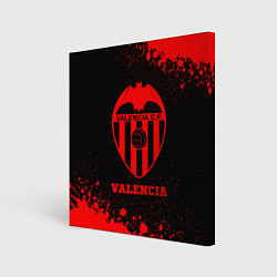 Картина квадратная Valencia - red gradient