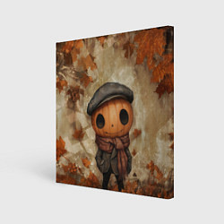 Картина квадратная Юный тыквенный Джек