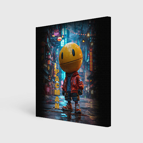 Картина квадратная Urban Pac 8bit / 3D-принт – фото 1