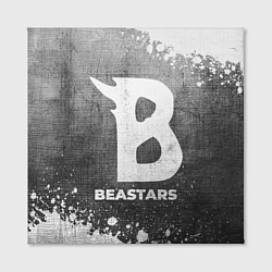 Холст квадратный Beastars - grey gradient, цвет: 3D-принт — фото 2