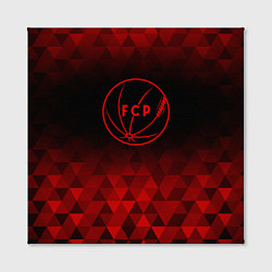 Холст квадратный Porto red poly, цвет: 3D-принт — фото 2