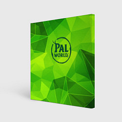 Картина квадратная Palworld green poly