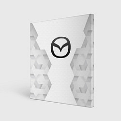 Картина квадратная Mazda white poly