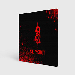 Картина квадратная Slipknot - red gradient