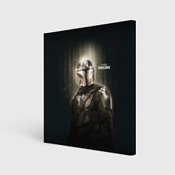 Холст квадратный Din Djarin - The Mandalorian, цвет: 3D-принт