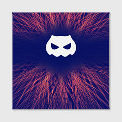 Холст квадратный DanMachi red energy, цвет: 3D-принт — фото 2