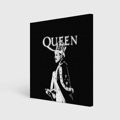 Картина квадратная Queen Freddie Mercury король / 3D-принт – фото 1