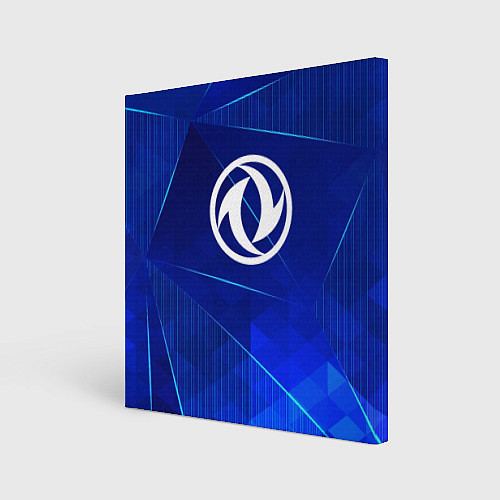 Картина квадратная Dongfeng blue poly / 3D-принт – фото 1