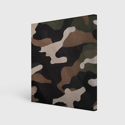 Картина квадратная Армейский камуфляж / 3D-принт – фото 1