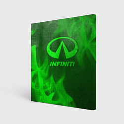 Картина квадратная Infiniti - green gradient