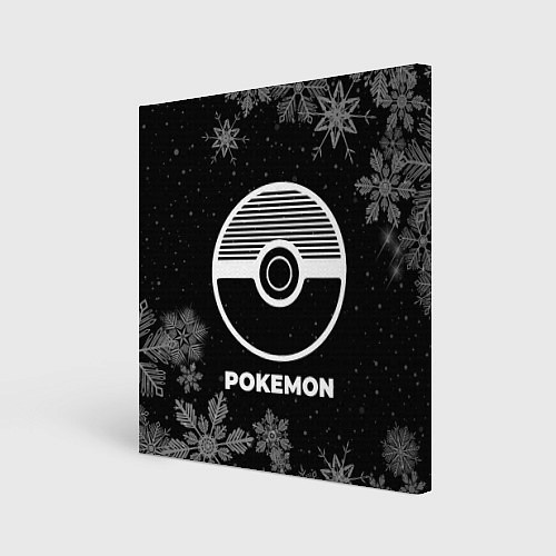 Картина квадратная Снежный Pokemon / 3D-принт – фото 1