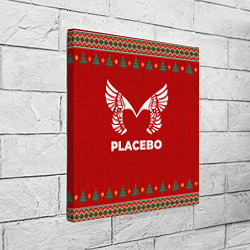Холст квадратный Placebo new year, цвет: 3D-принт — фото 2