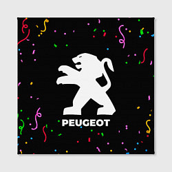 Холст квадратный Peugeot конфети, цвет: 3D-принт — фото 2