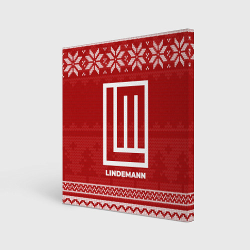 Картина квадратная Новогодний Lindemann / 3D-принт – фото 1
