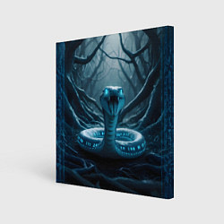 Картина квадратная Цифровая змея