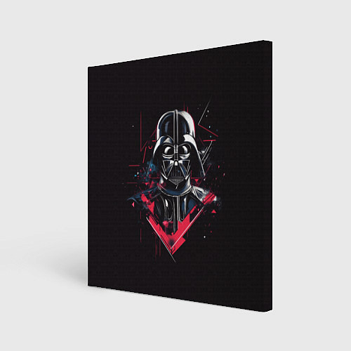 Картина квадратная Darth Vader on black / 3D-принт – фото 1